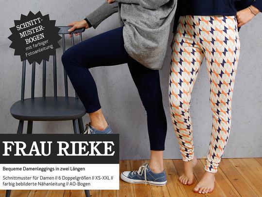 Schnittmuster Frau Rieke studio schnittreif leggins naehzimmer mit herz onlineshop
