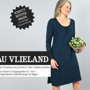 schnittmuster frau vlieland jerseykleid studio schnittreif naehzimmer mit herz onlineshop