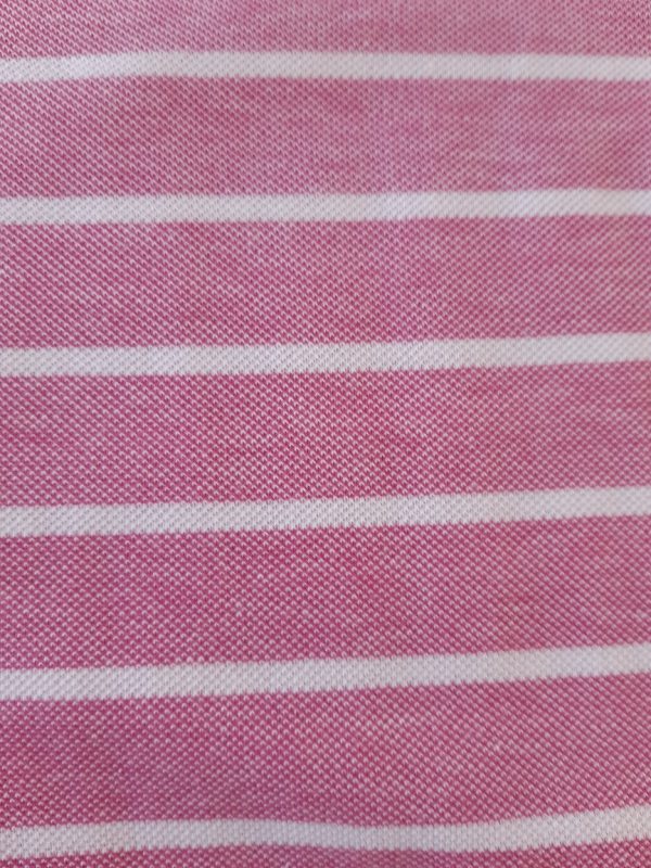 stoff baumwolle pique rosa streifen naehzimmer mit herz onlineshop