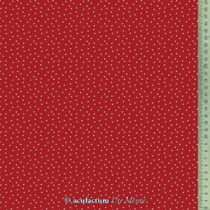 Stoff Baumwolle Tupfen rot weiss Acufactum Naehzimmer mit Herz Onlineshop