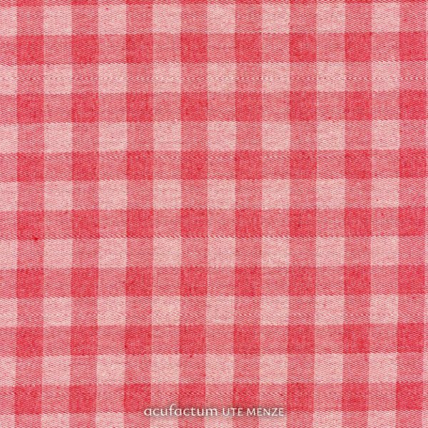Stoff Baumwolle Webstoff Karo rot Acufactum Naehzimmer mit Herz Onlineshop