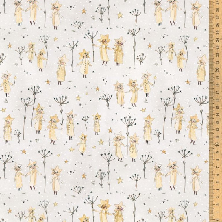 Stoff Baumwolle Sternsinger Acufactum Naehzimmer mit Herz Onlineshop