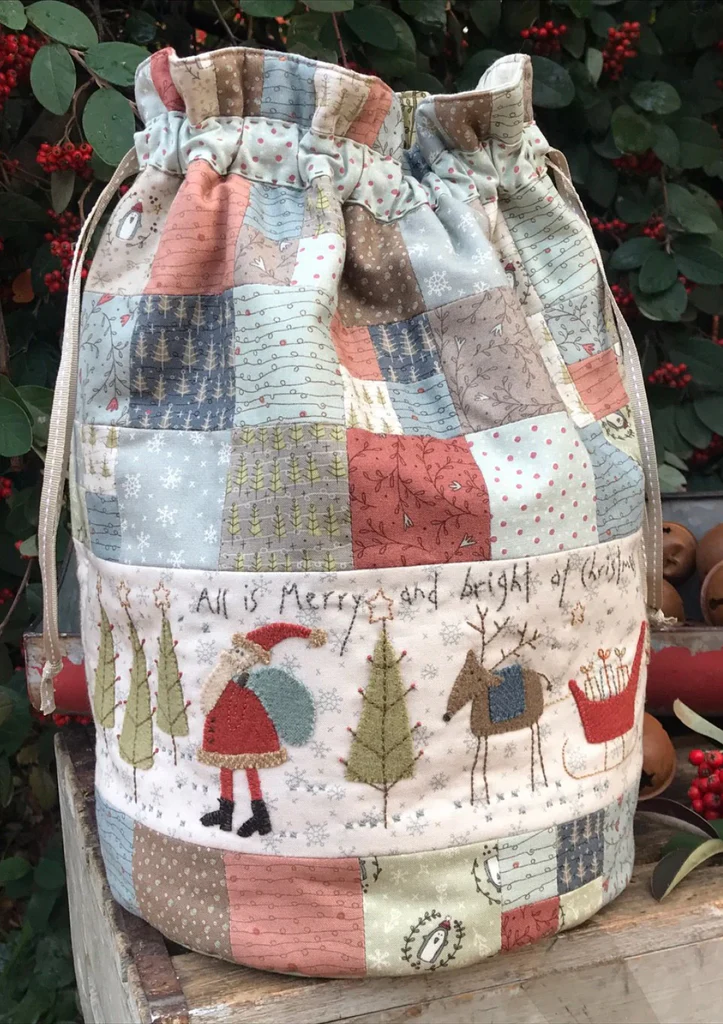Schnittmuster All is Merry and Bright Bag Hatched and Patched Naehzimmer mit Herz Onlineshop