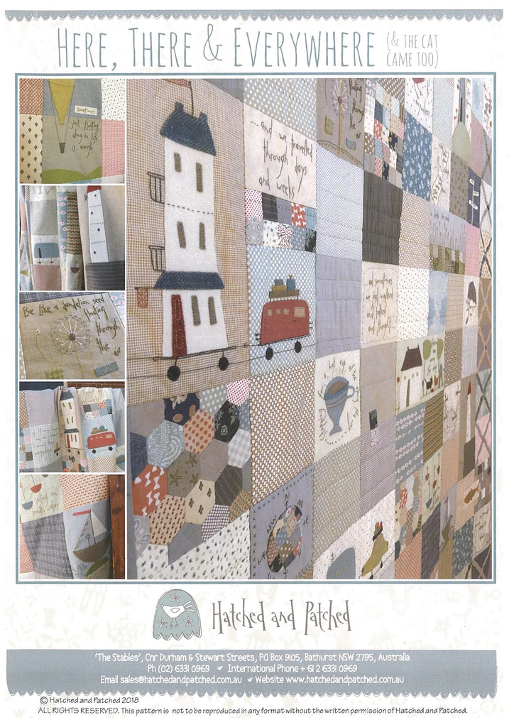 Schnittmuster Here There and Everywhere Hatches and Patched Naehzimmer mit Herz Onlineshop