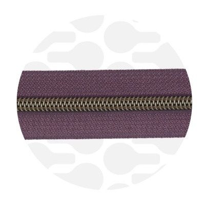 reissverschluss zipperzoo s5 aubergine bronze naehzimmer mit herz onlineshop