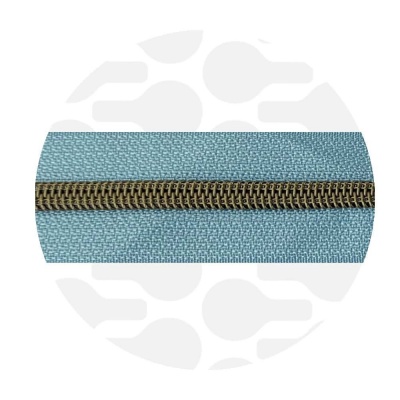 reissverschluss zipperzoo s5 helles blau bronze naehzimmer mit herz onlineshop