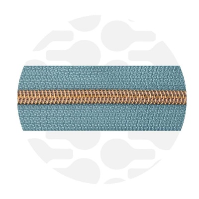 reissverschluss zipperzoo s5 helles blau ros&eacute;gold naehzimmer mit herz onlineshop