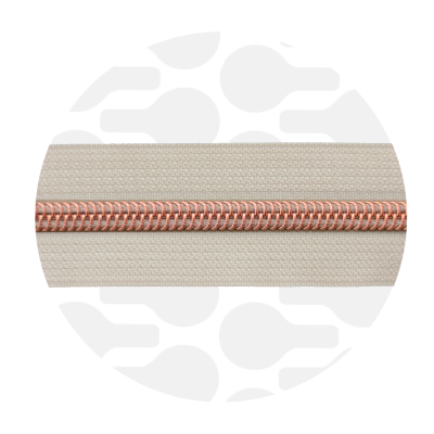 reissverschluss zipperzoo s5 offwhite ros&eacute;gold naehzimmer mit herz onlineshop