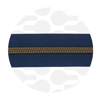 reissverschluss zipperzoo s5 tintenblau bronze naehzimmer mit herz onlineshop