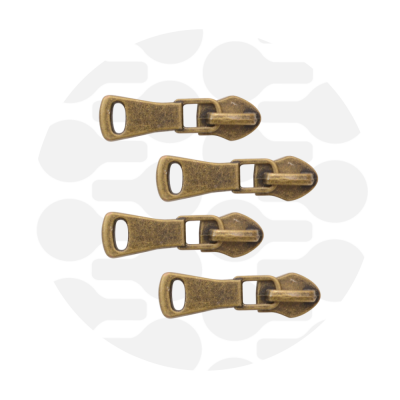 zipper allrounder antik messing zipperzoo naehzimmer mit herz onlineshop