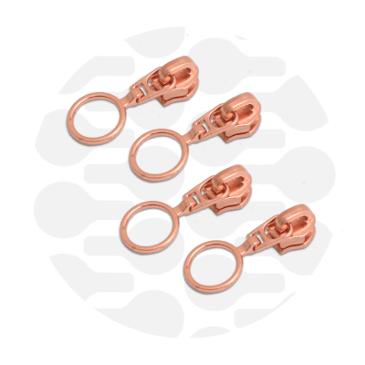 zipper ring ros&eacute;gold zipperzoo naehzimmer mit herz onlineshop