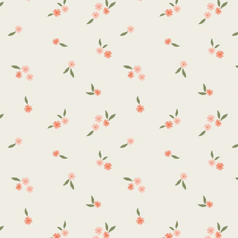 Stoff Baumwolle Popeline Wildflower Sprinkle Summer Homestead AGF Naehzimmer mit Herz Onlineshop