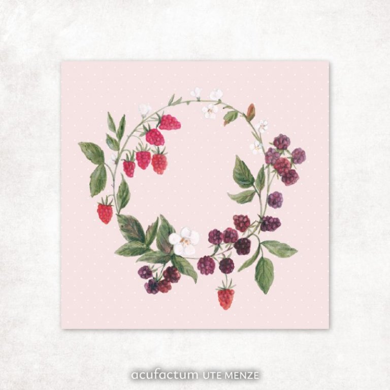 Patch beerenkranz acufactum naehzimmer mit herz onlineshop