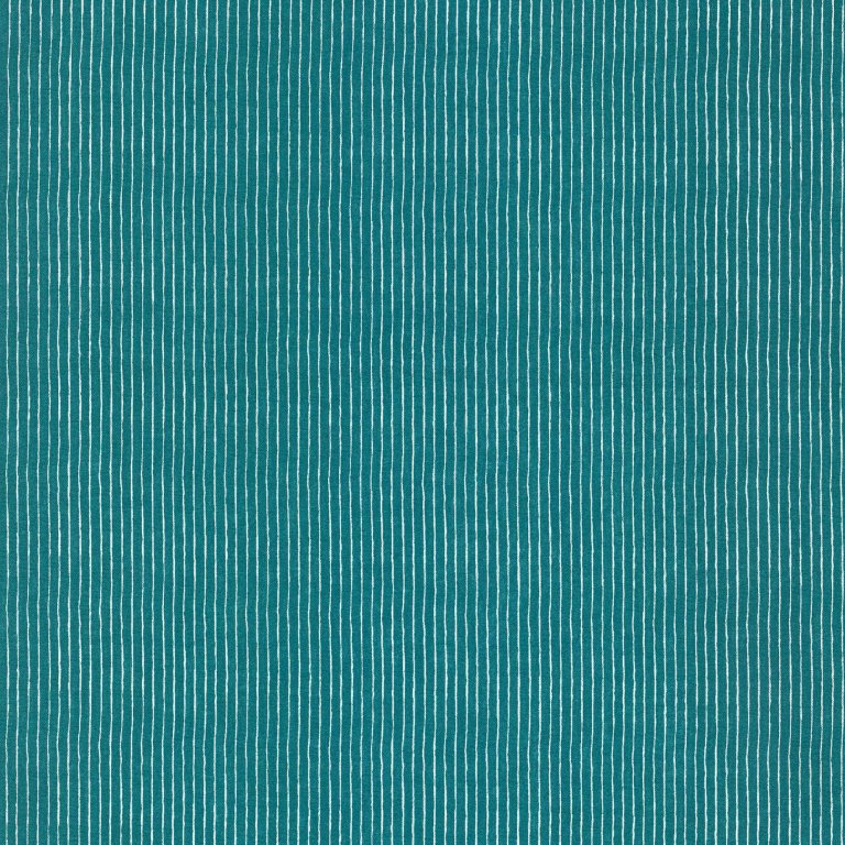 stoff baumwolle kopenhagen blau weiss unregelm&auml;&szlig;ige streifen westfalenstoffe naehzimmer mit herz onlineshop