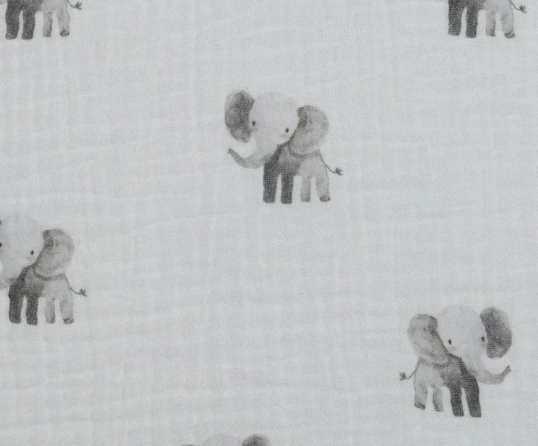 musselin double gauze elefant naehzimmer mit herz onlineshop