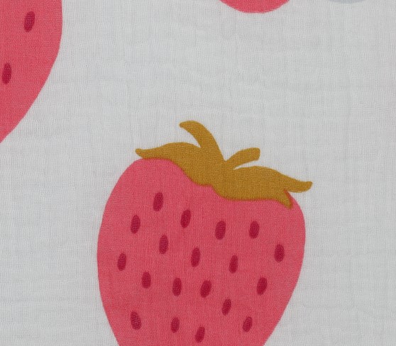 musselin double gauze erdbeeren naehzimmer mit herz onlineshop