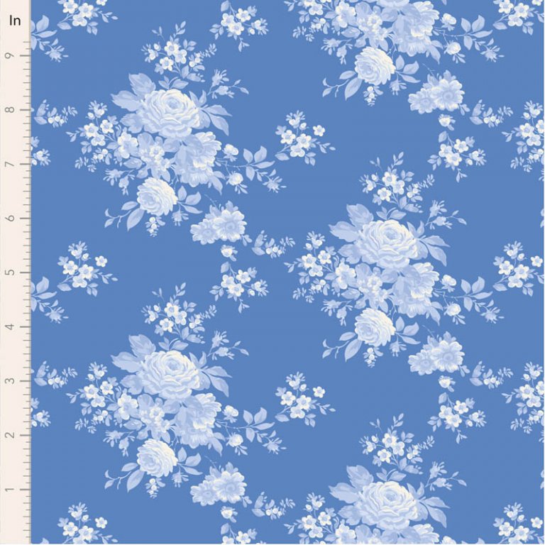 stoff baumwolle tilda something blue carol cornflower naehzimmer mit herz onlineshop