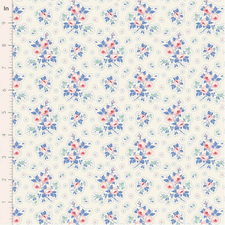 stoff baumwolle tilda something blue first kiss cream naehzimmer mitherz onlineshop