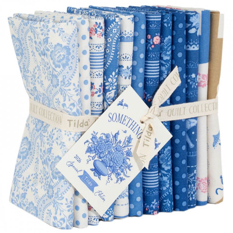 tilda something blue fat quarter bundle 12 tlg blenders borders labels ornaments naehzimmer mit herz onlineshop