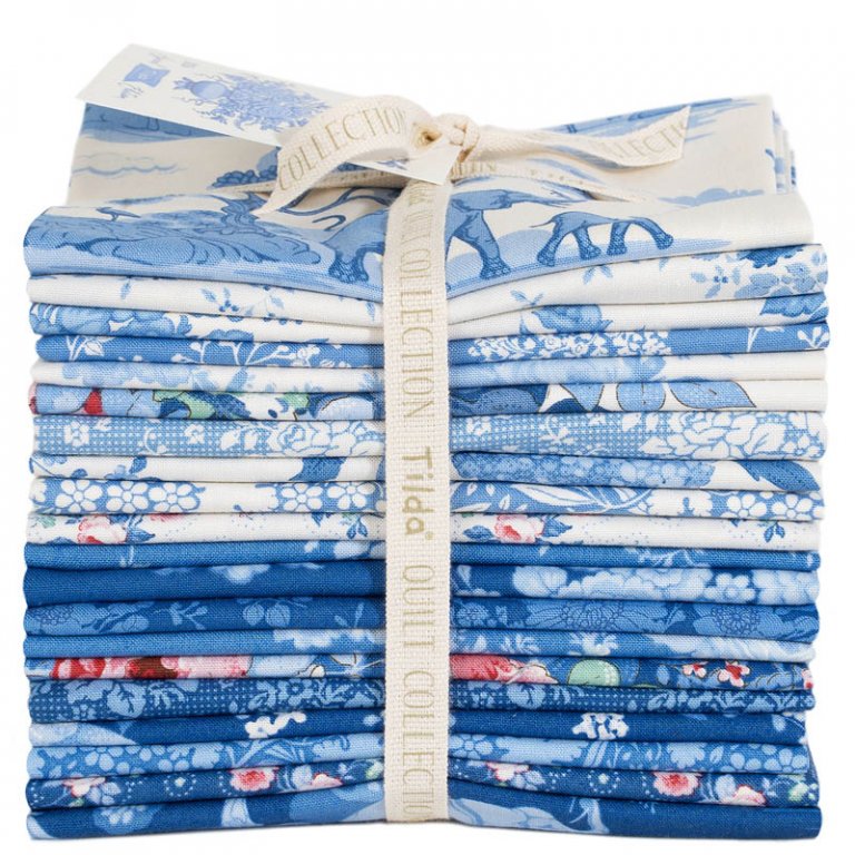 tilda something blue fat quarter bundle 20 tlg naehzimmer mit herz onlineshop