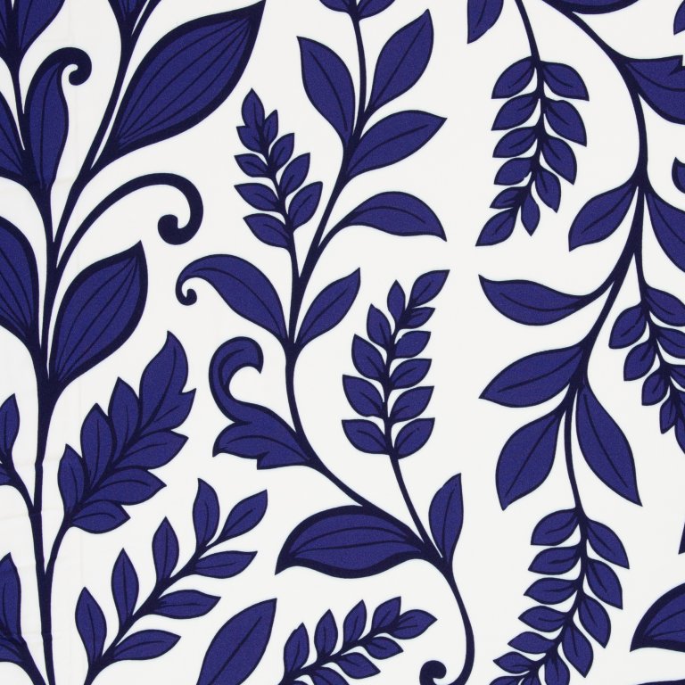 stoff viskose simply flowers blau by lillesol und pelle naehzimmer mit herz onlineshop