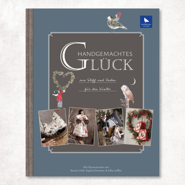 Buch Handgemachtes Glueck aus Stoff und Faden f&uuml;r den Winter Acufactum Naehzimmer mit Herz Onlineshop