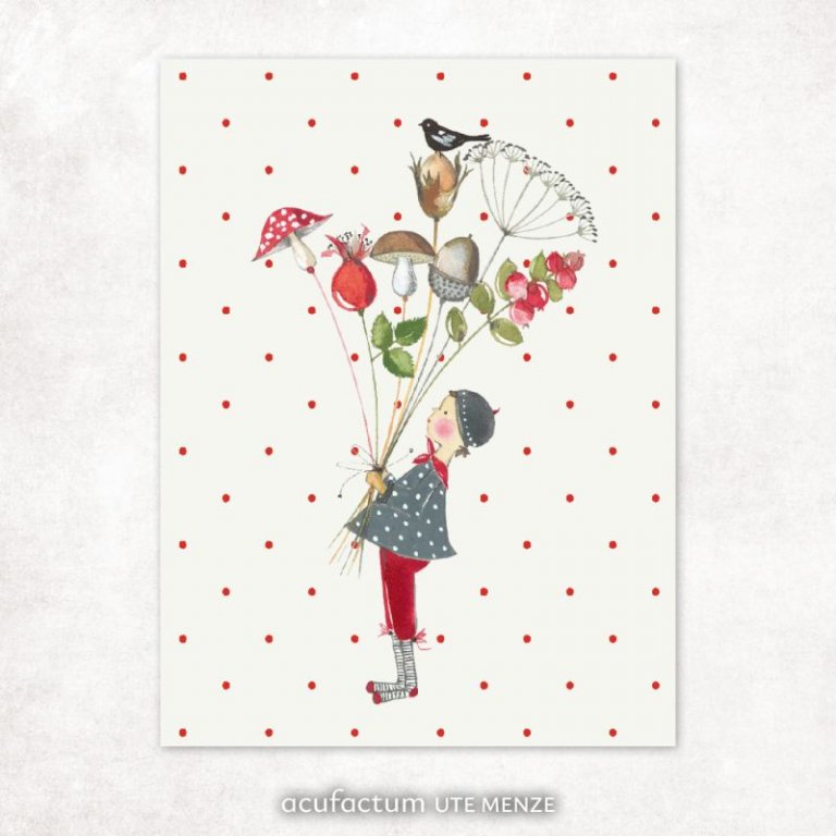 Patch Kind mit Strauss Acufactum Naehzimmer mit Herz Onlineshop