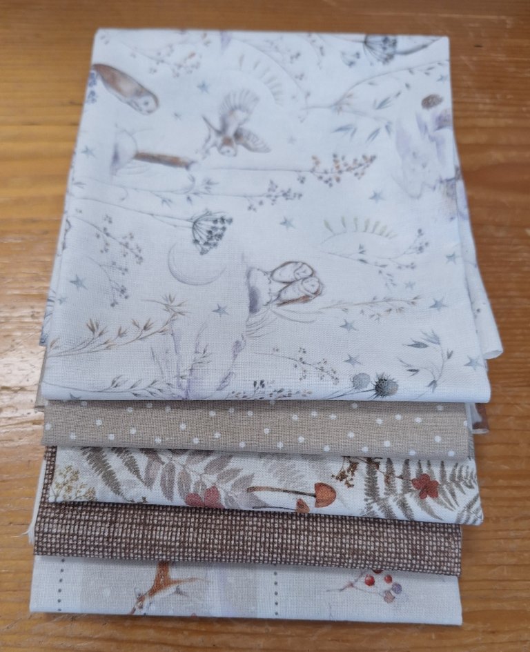 stoff baumwolle fat quarter bundle eule acufactum naehzimmer mit herz onlineshop