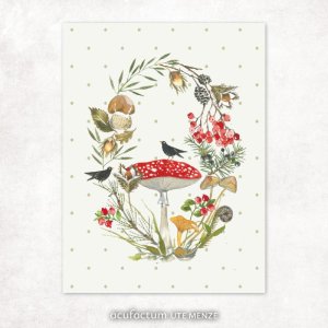 Patch Pilzkranz Acufactum Naehzimmer mit Herz Onlineshop