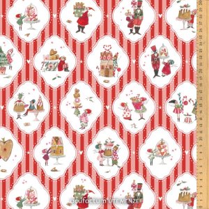 stoff baumwolle suesse weihnacht acufactum naehzimmer mit Herz onlineshop